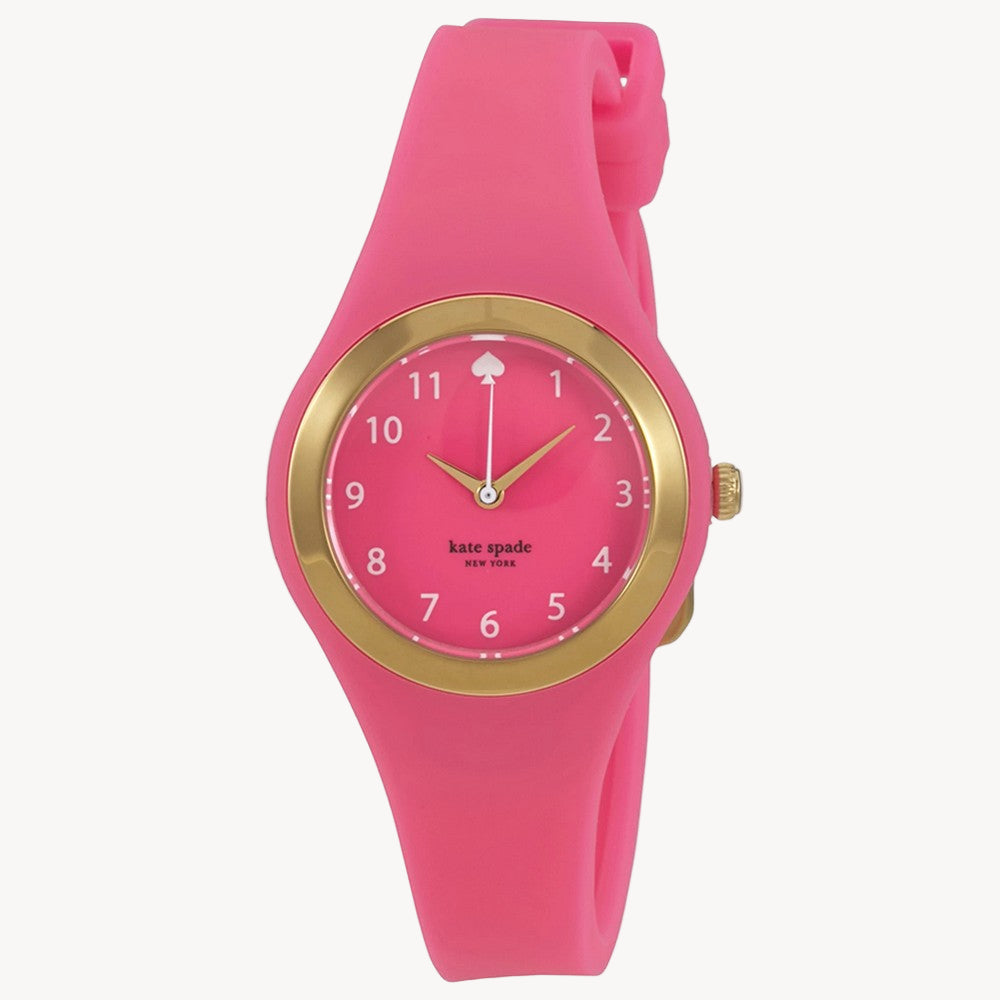 ساعة كيت سبيد نيويورك النسائية 1YRU0608 رومسي باللونين الوردي والذهبي