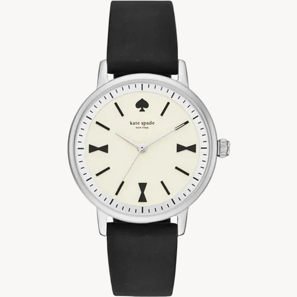 ساعة كيت سبيد نيويورك كروسبي بو ماركر بسوار سيليكون