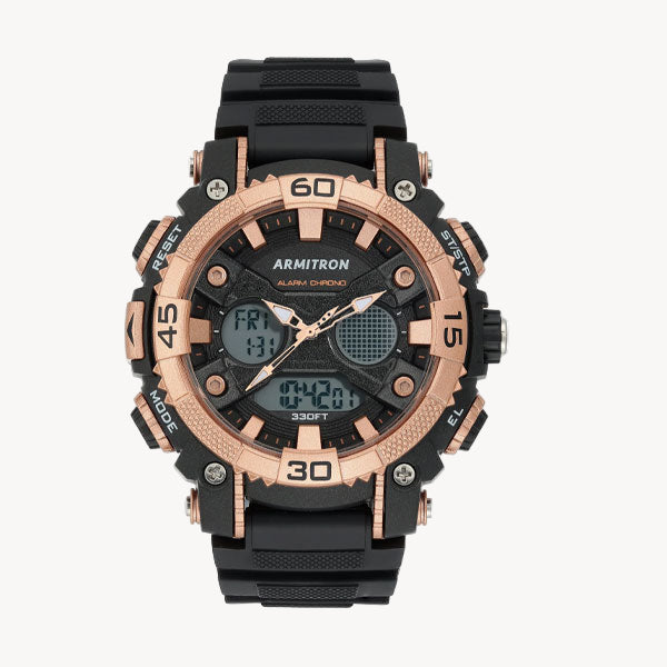 Armitron 20/5108BRG Dual Sports Analogue Digital Resin Strap Men's Watch ARMITRON