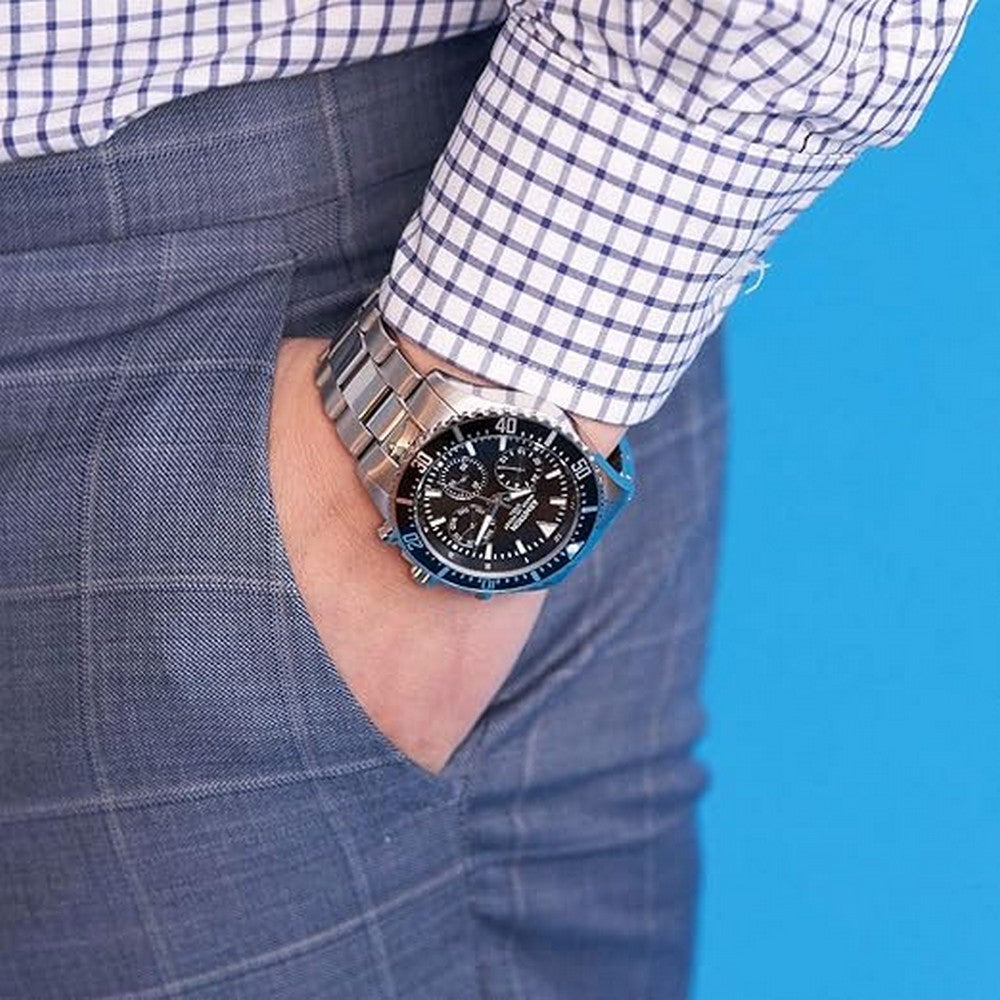 Armitron 20/5351BKSV Black/Silver Dial Quartz Watch