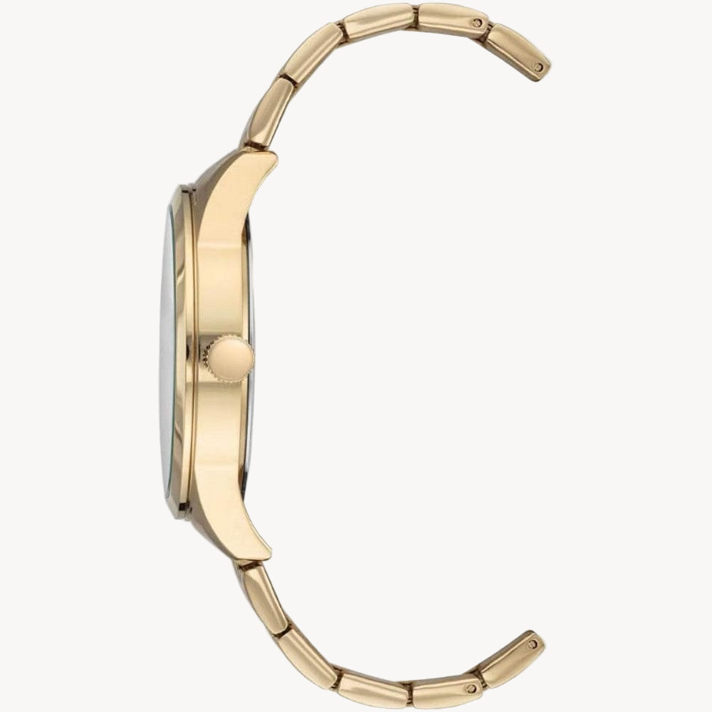 ساعة أرميترون 20/5491BKGP للرجال بمينا أسود/ذهبي، كوارتز