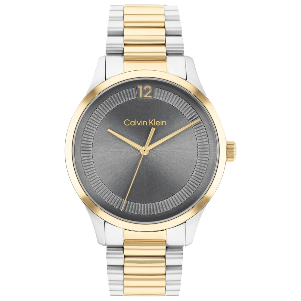 ساعة كالفن كلاين 25200226 للرجال بسوار من الستانلس ستيل