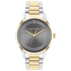 ساعة كالفن كلاين 25200226 للرجال بسوار من الستانلس ستيل