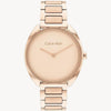 Calvin Klein 25200277 Women's Analogue Quartz Watch with Gold Eyelet Stainless Steel Bracelet, Golden Eyelet