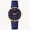Nine West Women’s Dress Watch – 40?mm Gold-Tone Case, Black Stainless Steel Strap (NW/2560RGNV)