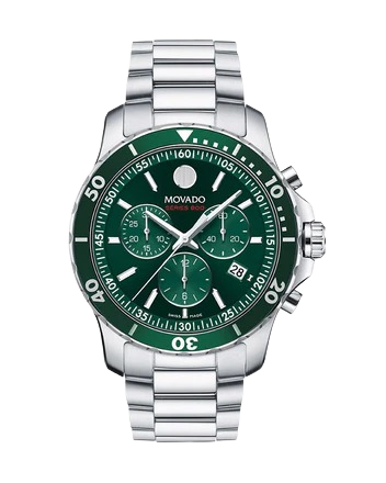 Movado 2600179 Chronograph Quartz Green Dial Men's Watch