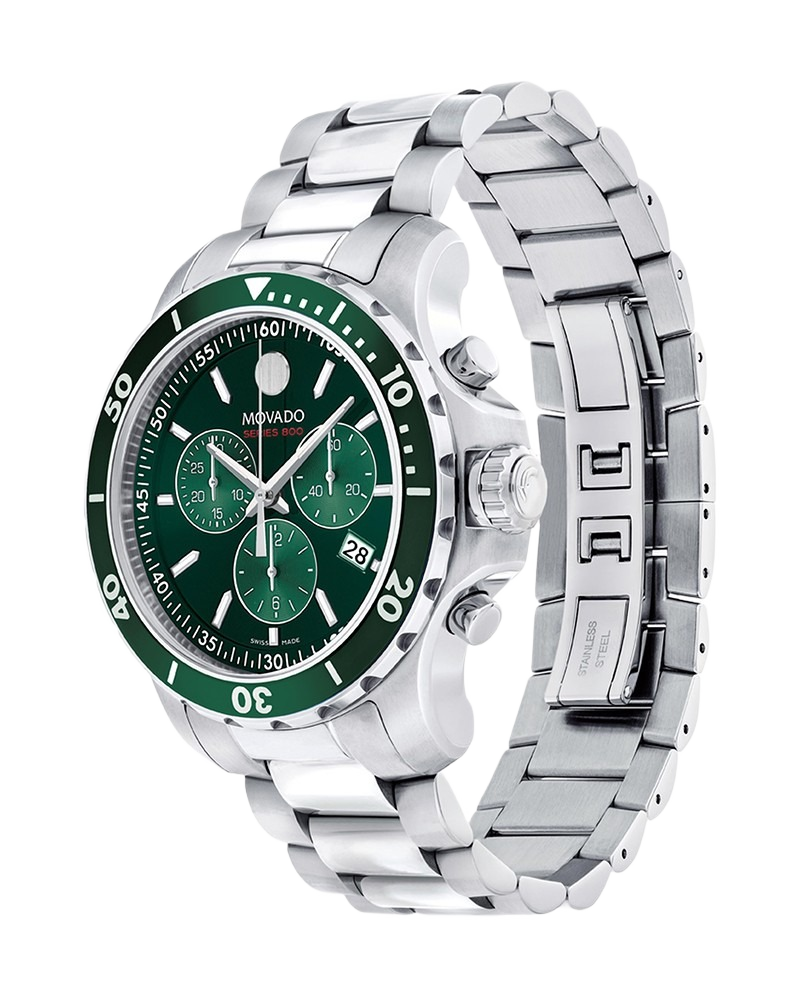 Movado 2600179 Chronograph Quartz Green Dial Men's Watch