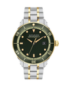 Movado 3650127 Heritage Quartz Green Dial Two-Tone Men's Watch