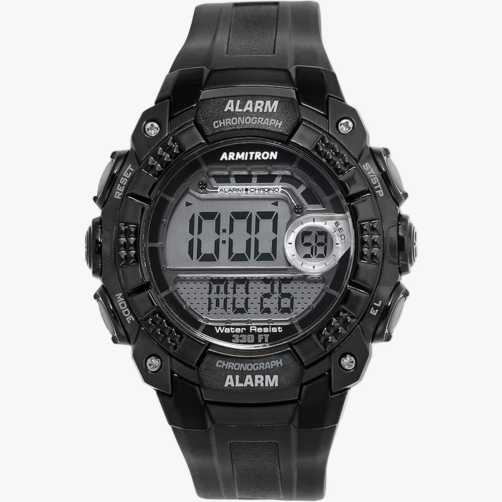 ساعة أرميترون 40/8209BLK كوارتز بمينا سوداء