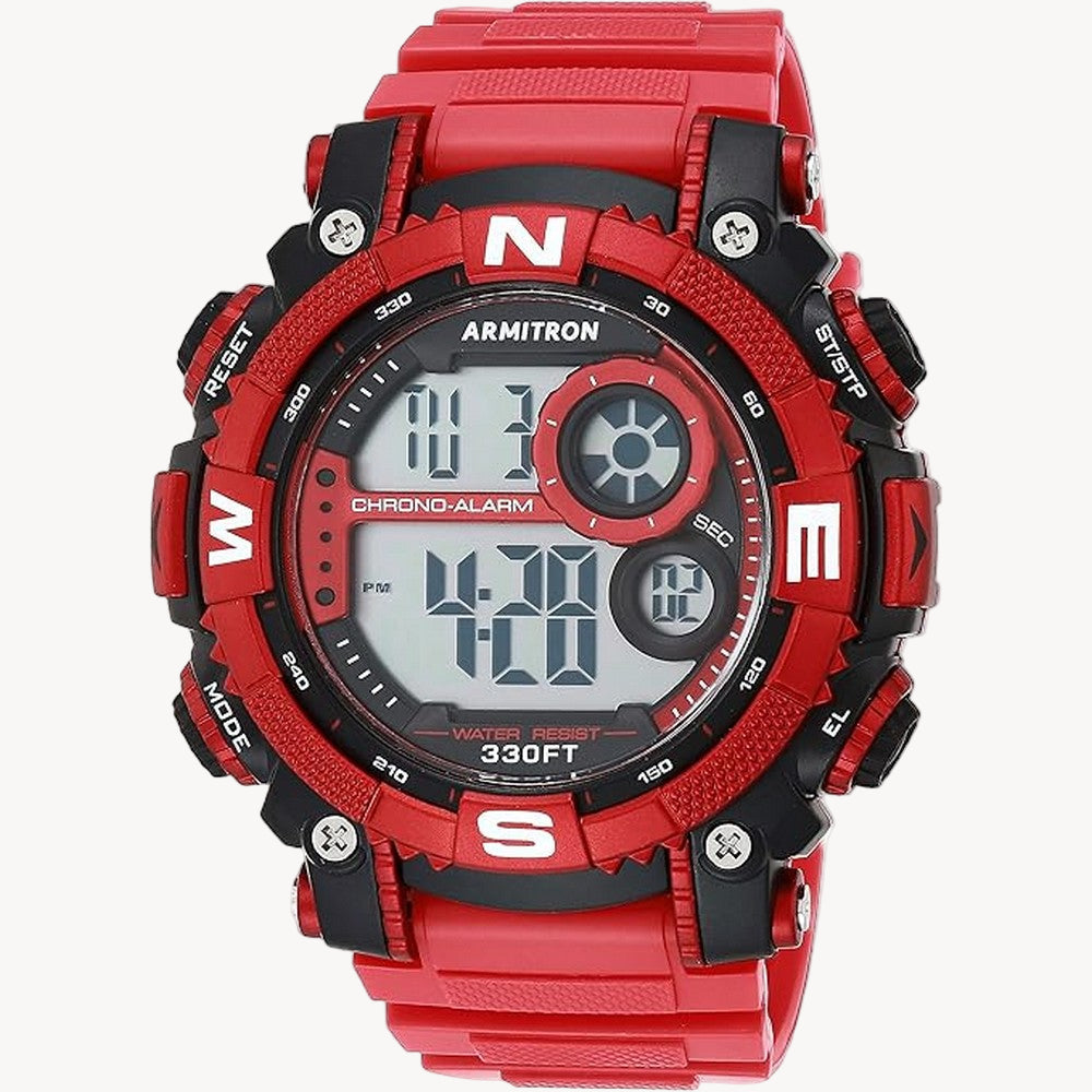 ساعة أرميترون 40/8284RDBK كوارتز بمينا سوداء