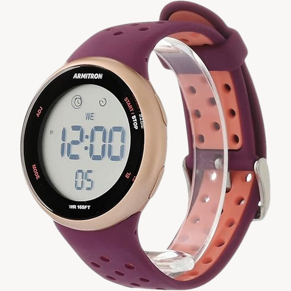 ساعة أرميترون 40/8423RPL كوارتز بمينا أرجوانية