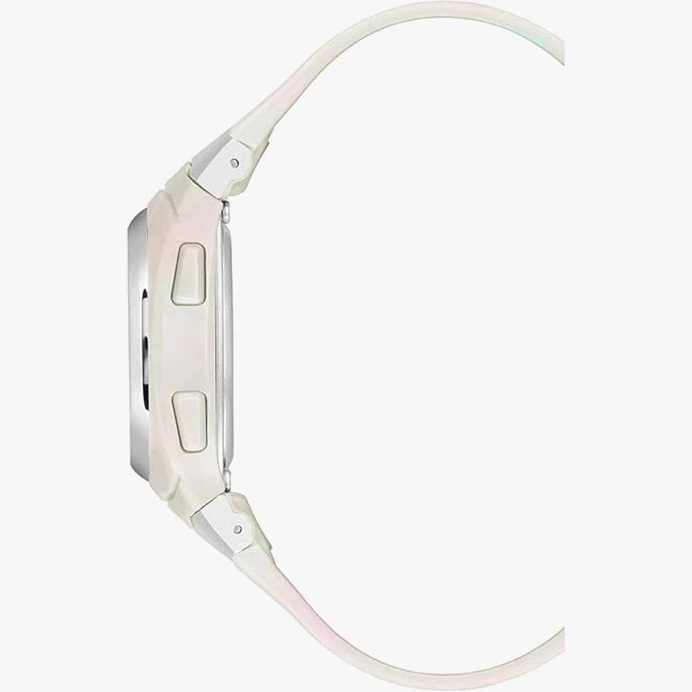 ساعة أرميترون 45/7034PWT كوارتز بمينا بيضاء لؤلؤية