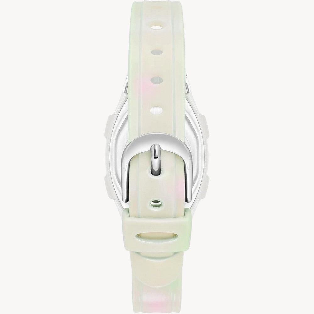 ساعة أرميترون 45/7034PWT كوارتز بمينا بيضاء لؤلؤية