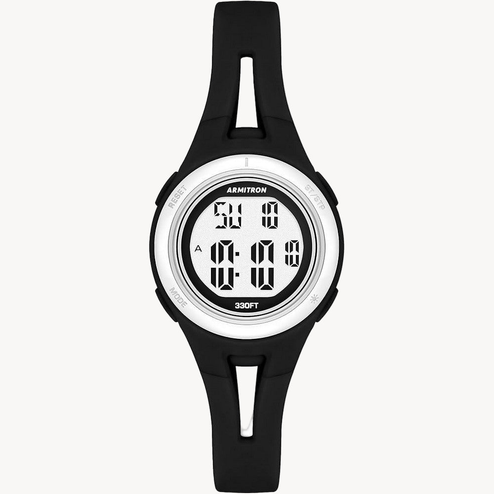 ساعة أرميترون 45/7144BLK كوارتز بمينا سوداء