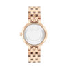 Movado 607825 Ladies White Dial Watch Gold Tone Case Quartz
