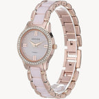 ساعة أرميترون 75/5714BMRG كوارتز بمينا من الذهب الوردي