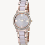 ساعة أرميترون 75/5714BMRG كوارتز بمينا من الذهب الوردي