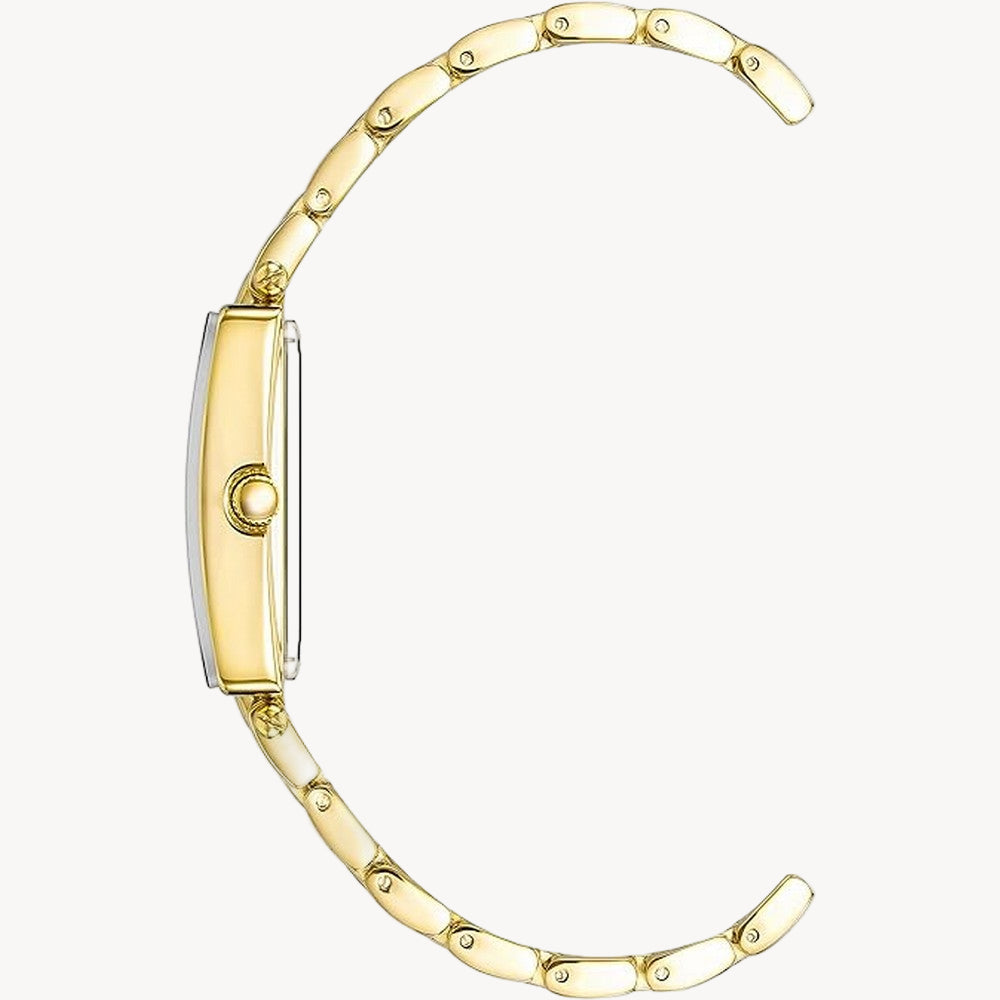 ساعة أرميترون 75/5769BKGP كوارتز بمينا أسود/ذهبي