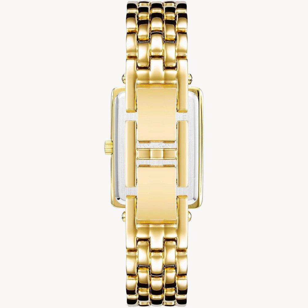ساعة أرميترون 75/5769BKGP كوارتز بمينا أسود/ذهبي
