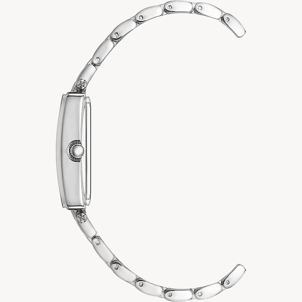 ساعة أرميترون 75/5769MBRG نسائية بمينا من الذهب الوردي وسوار من الكوارتز