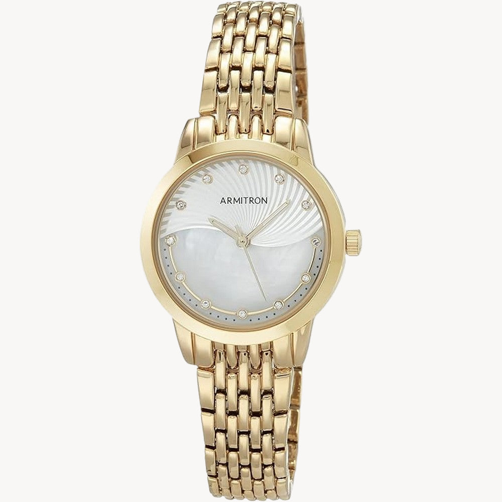 Armitron 75/5821 Genuine Crystal Accented Bracelet Women's Watch ARMITRON