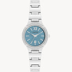 ساعة أرميترون 75/5878BMSV كوارتز بمينا زرقاء للنساء