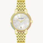 ساعة Armitron 75/5887MPGR كوارتز نسائية بمينا من عرق اللؤلؤ/الأخضر