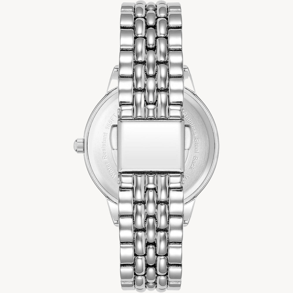 ساعة أرميترون 75/5908WTSV كوارتز نسائية بمينا أبيض/فضي