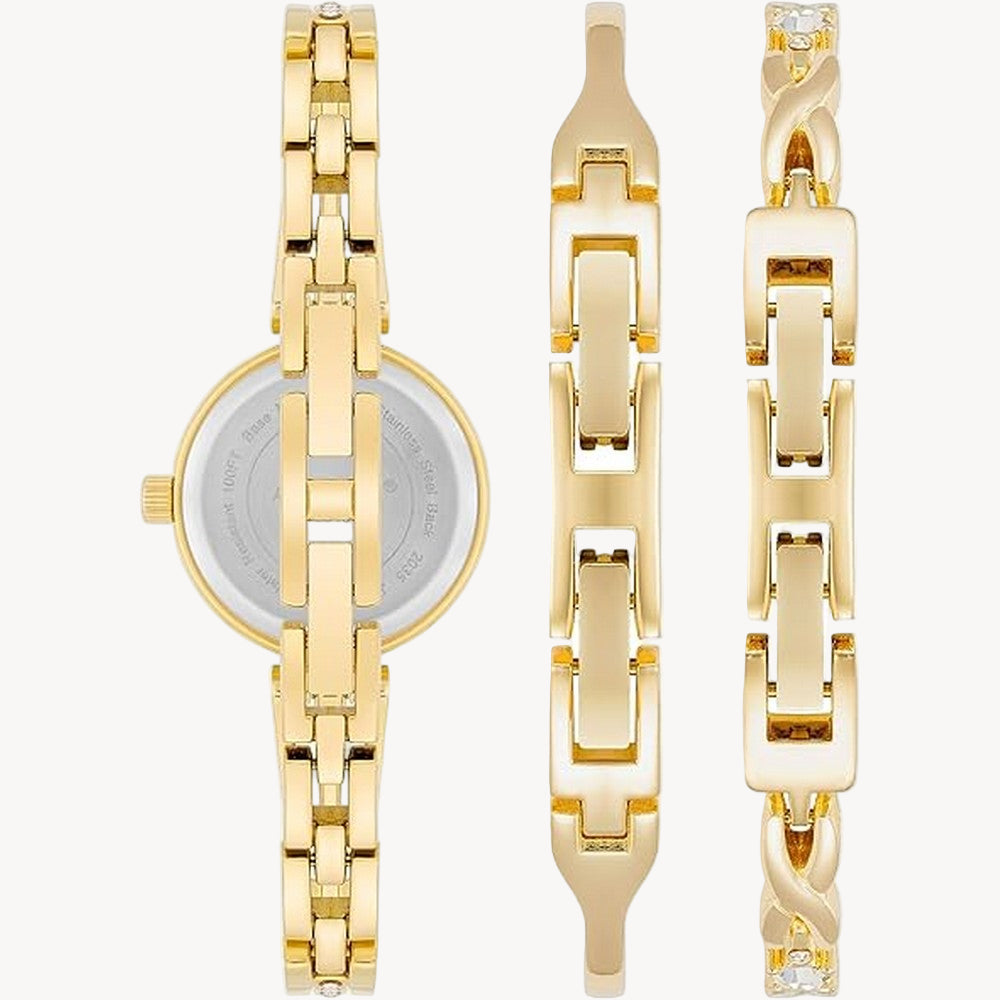 ساعة أرميترون 75/5918MPGPST كوارتز نسائية بمينا زرقاء