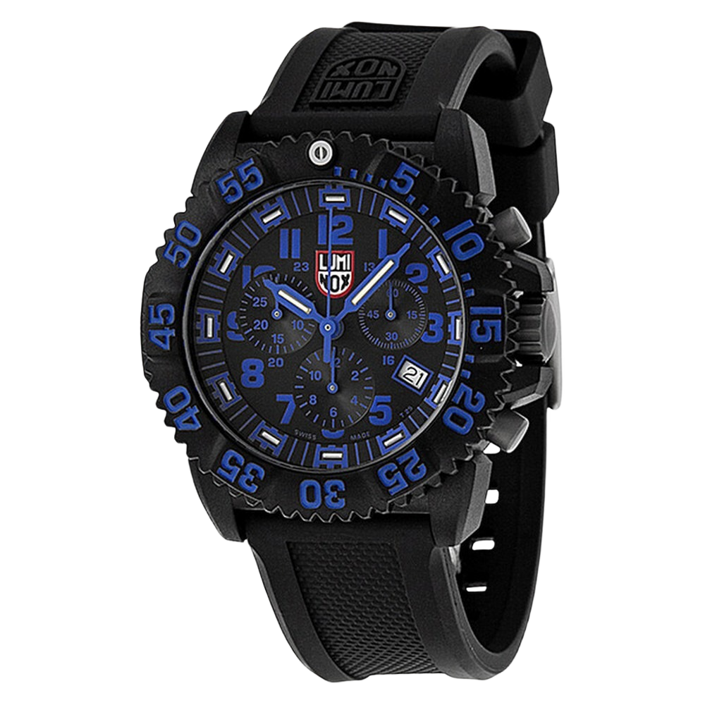 ساعة لومينوكس A-3083 Navy SEAL Colormark السويسرية كوارتز (تعمل بالبطارية) سوداء للرجال