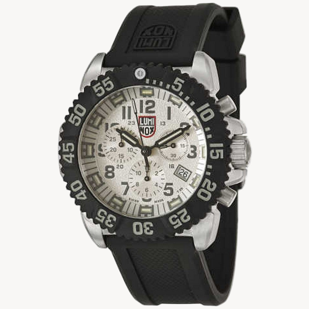 LuminoxNavy SEAL Colormark Swiss Quartz (Battery-Powered) Silver Men's Watch