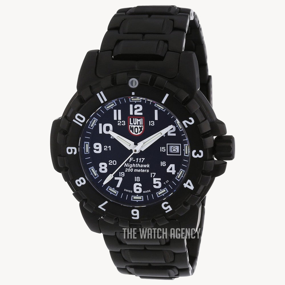 Luminox F-117 Nighthawk Pilots a.6402 - Pre-Owned Men's Watch Watches