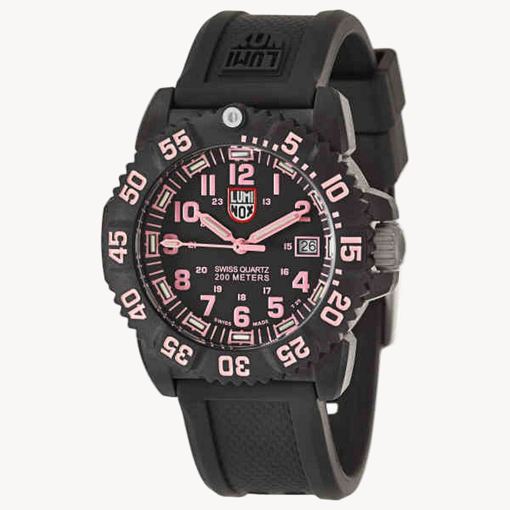 Luminox Navy SEAL Colormark Swiss Quartz (Battery-Powered) Black Women's Watch