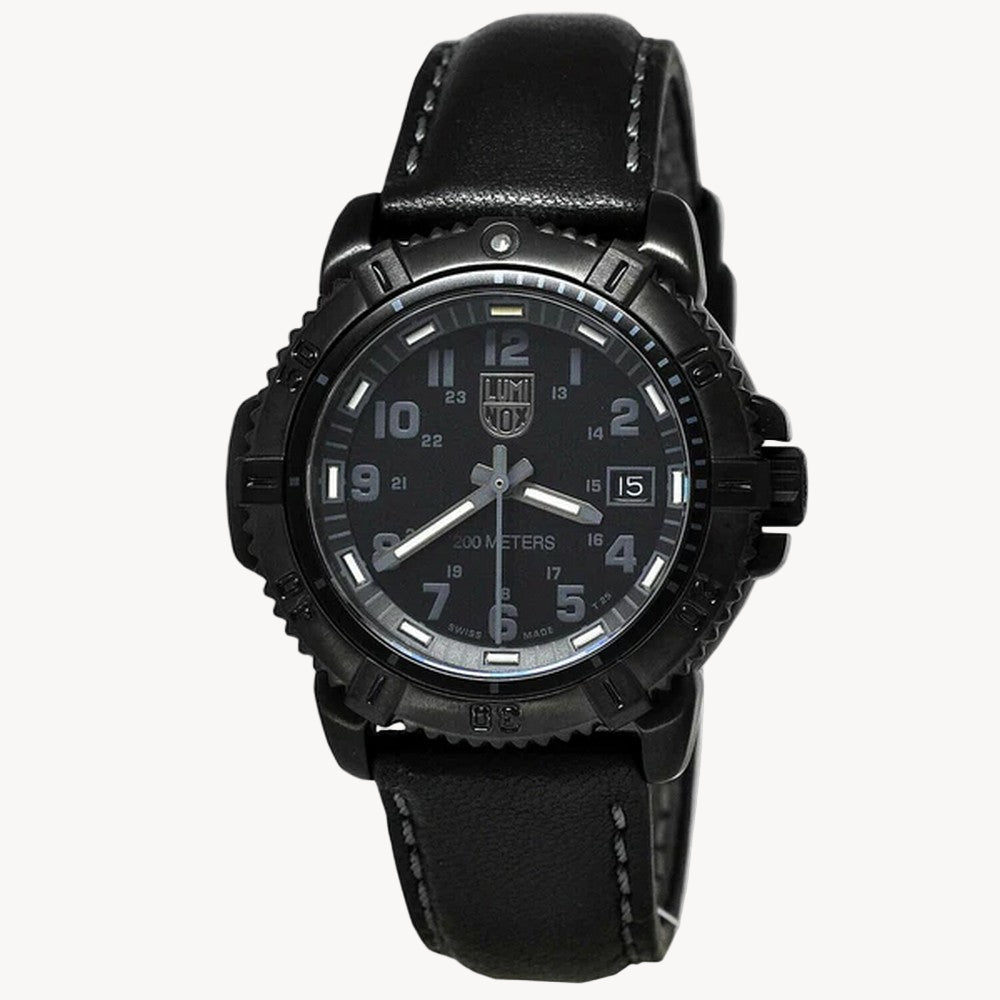 New Luminox Modern Mariner 38mm Steel Black Dial Men Quartz Watch XS.7251.BO