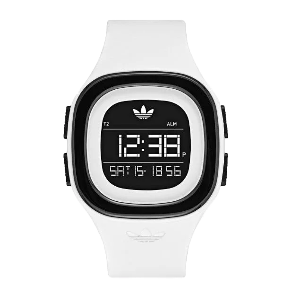 ساعة أديداس ADH3134 دنفر الرقمية للرجال بمينا أسود