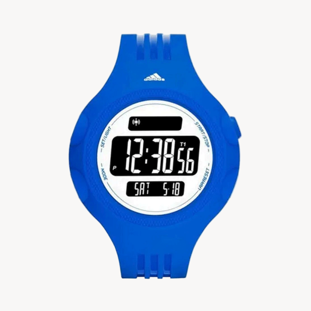 ساعة أديداس الرياضية الرقمية ADP3136 باللون الأزرق