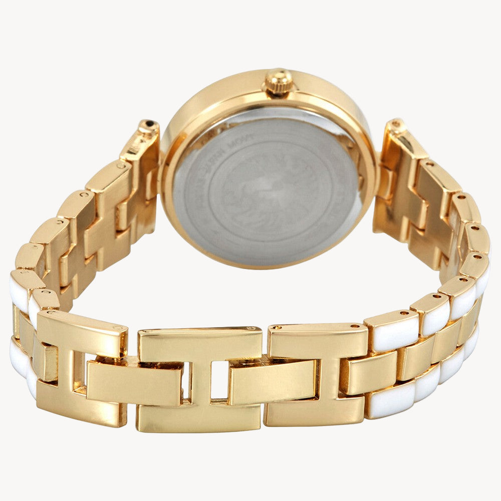 آن كلاين AK/3286WTST — ساعة نسائية بمينا أبيض