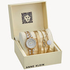 آن كلاين AK/3286WTST — ساعة نسائية بمينا أبيض