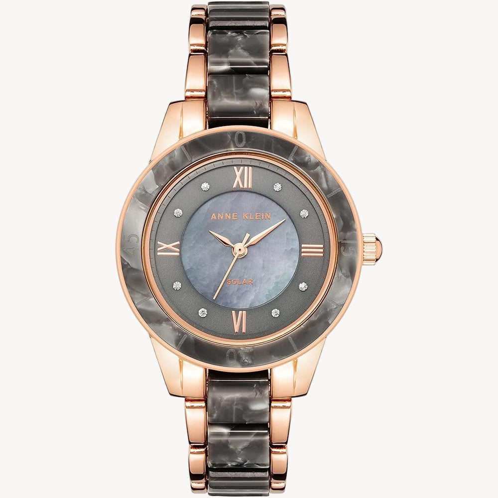 آن كلاين AK/3610RGGY — ساعة نسائية بمينا رمادية