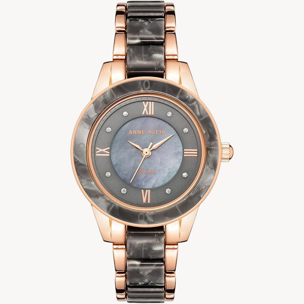 آن كلاين AK/3610RGGY — ساعة نسائية بمينا رمادية