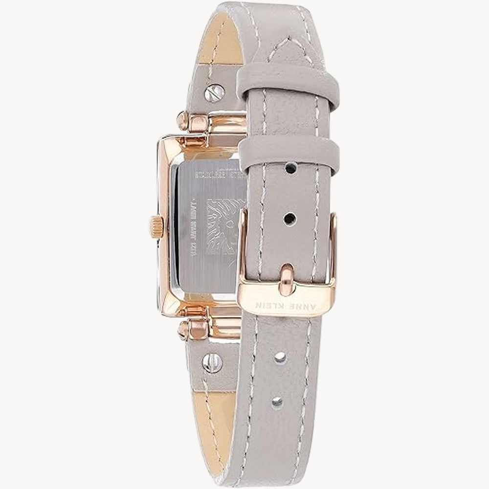 آن كلاين AK/3752RGTP — ساعة نسائية بمينا رمادي داكن