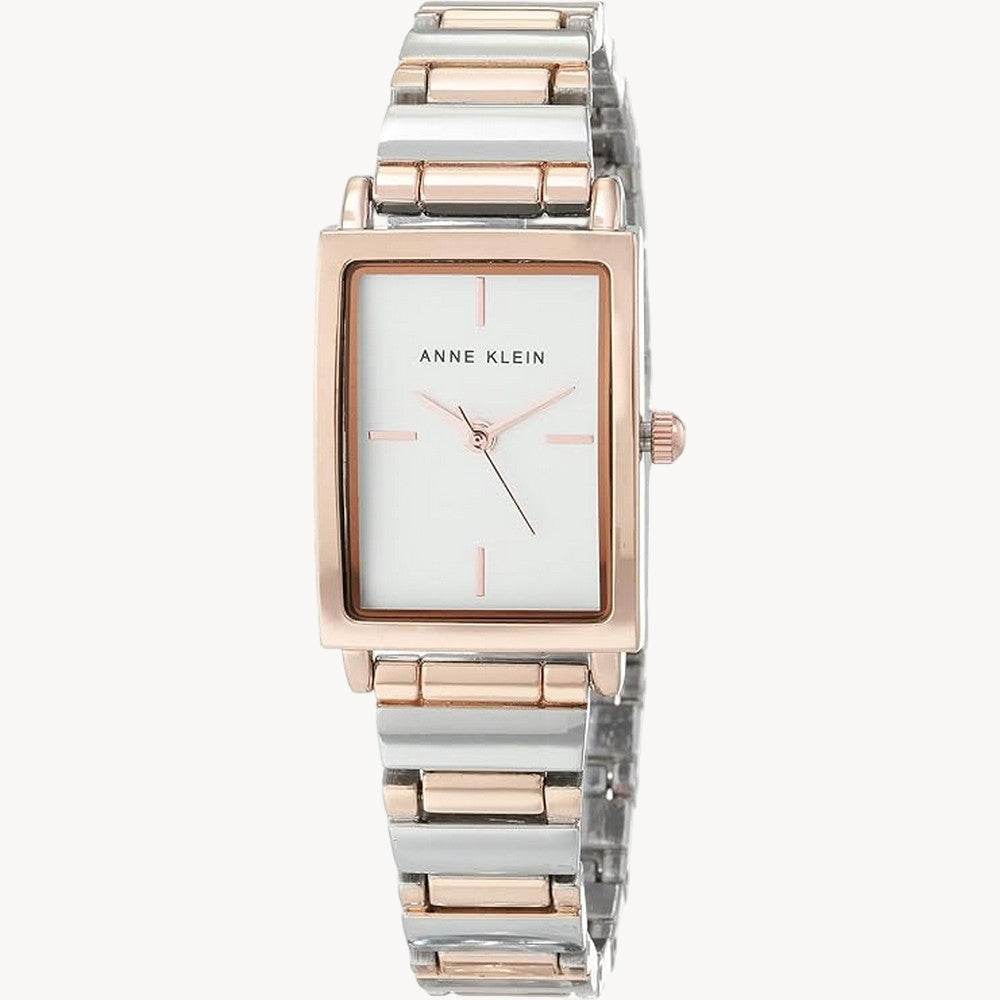 آن كلاين AK/3763SVRT — ساعة نسائية بمينا فضية