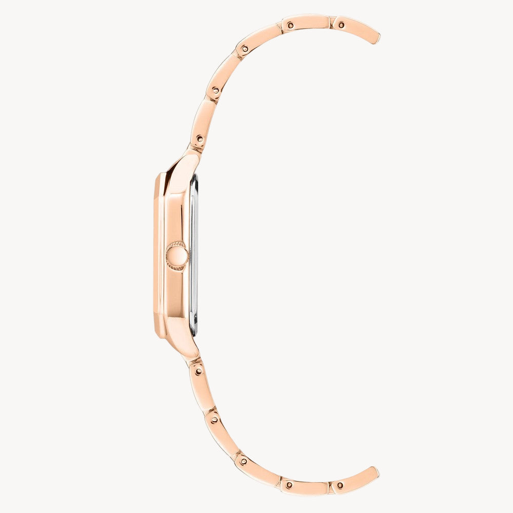 آن كلاين AK/3774NVRG — ساعة نسائية بمينا زرقاء