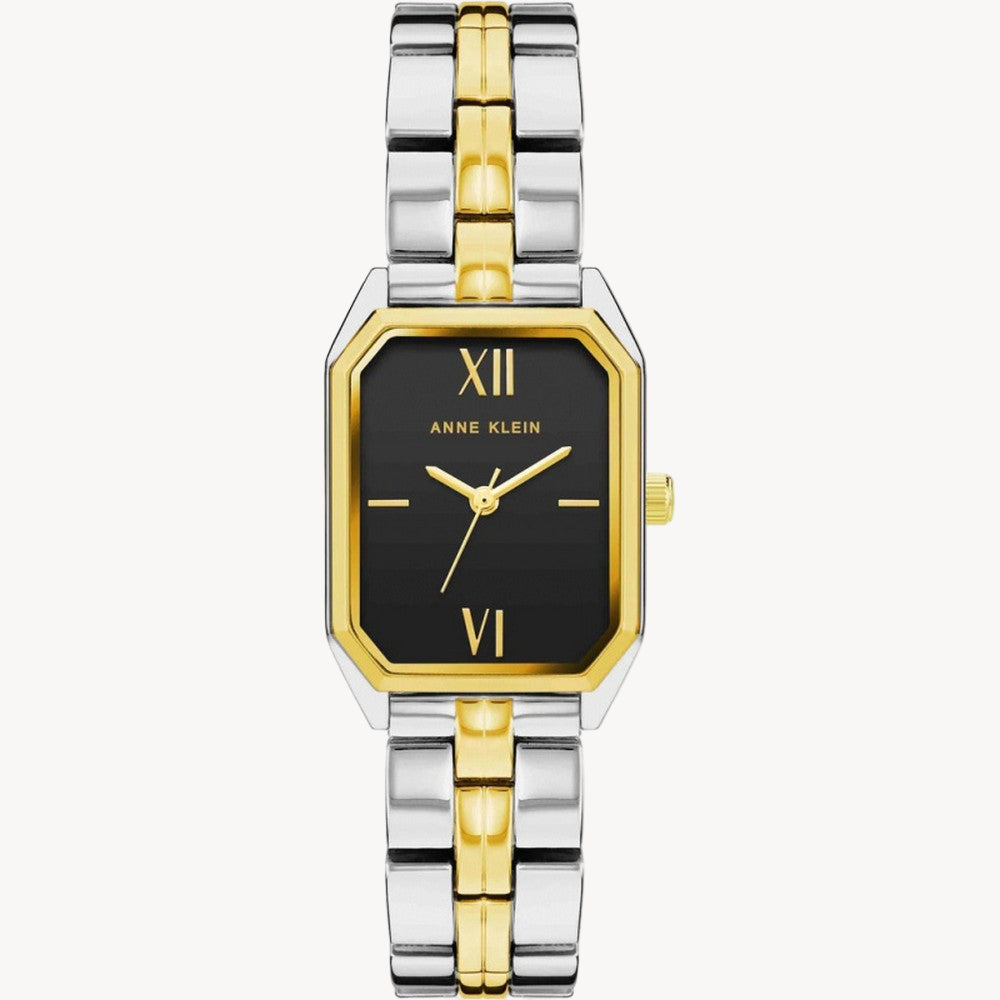 آن كلاين AK/3775BKTT — ساعة نسائية بمينا أسود