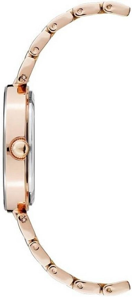 Anne Klein AK/1362BYRG Women's Ceramic Red Dial Watch