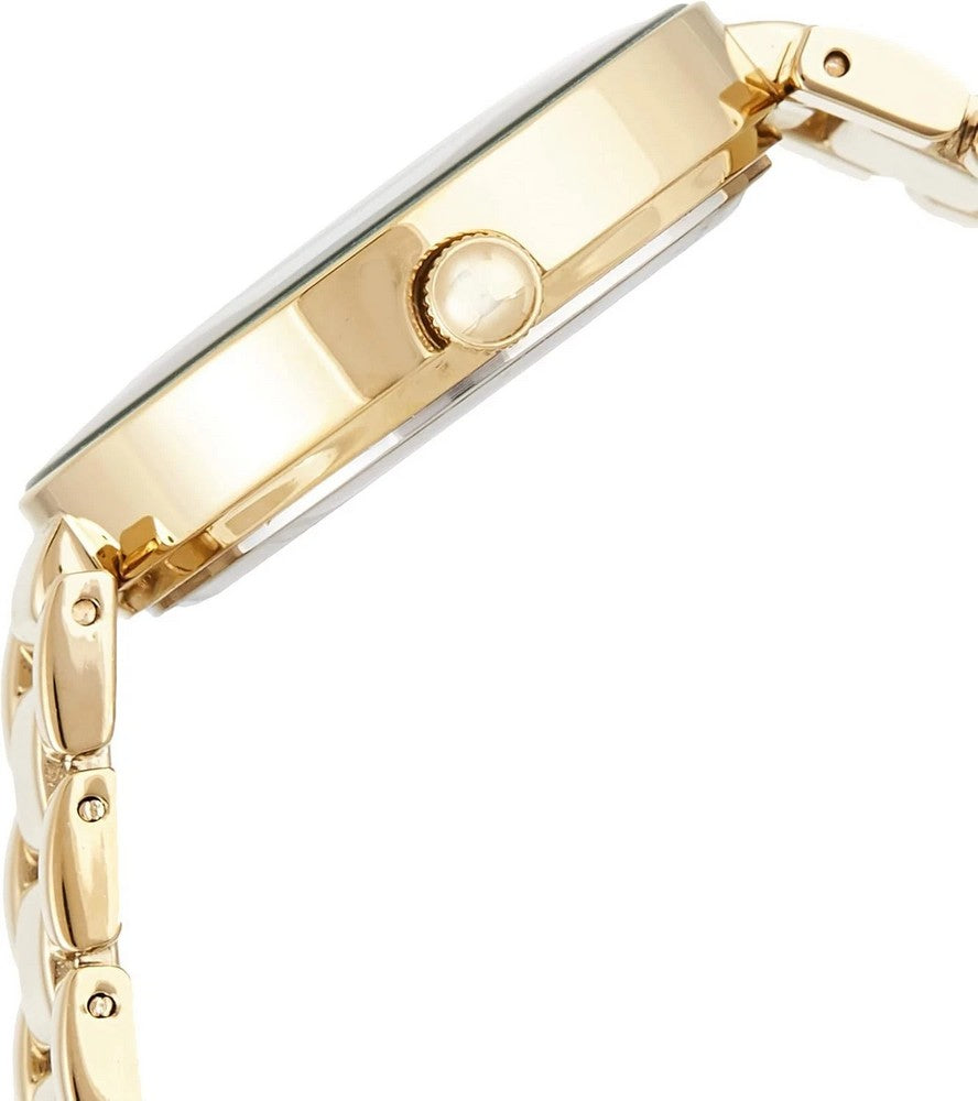 Anne Klein AK/1362GNGB Women's Genuine Diamond Dial Bracelet Watch