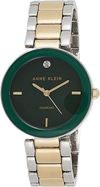 Anne Klein AK/1363GNTT Women's Genuine Diamond Dial Bracelet Watch