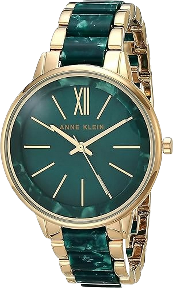 Anne Klein AK/1412GNGB Women's Resin Bracelet Watch