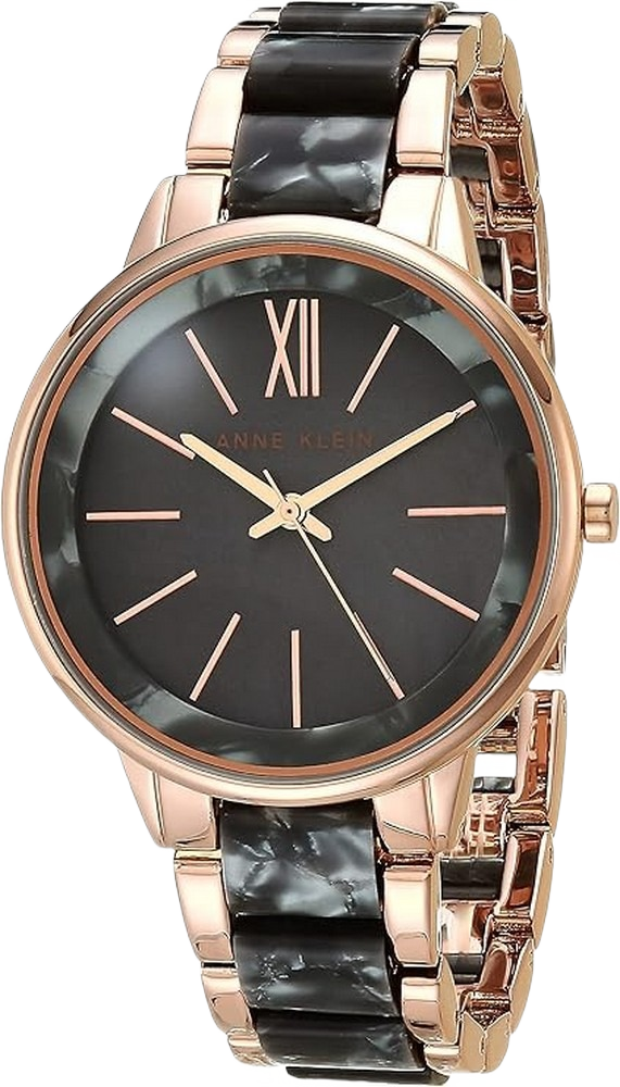 Anne Klein AK/1412GYRG Women's Resin Bracelet Watch