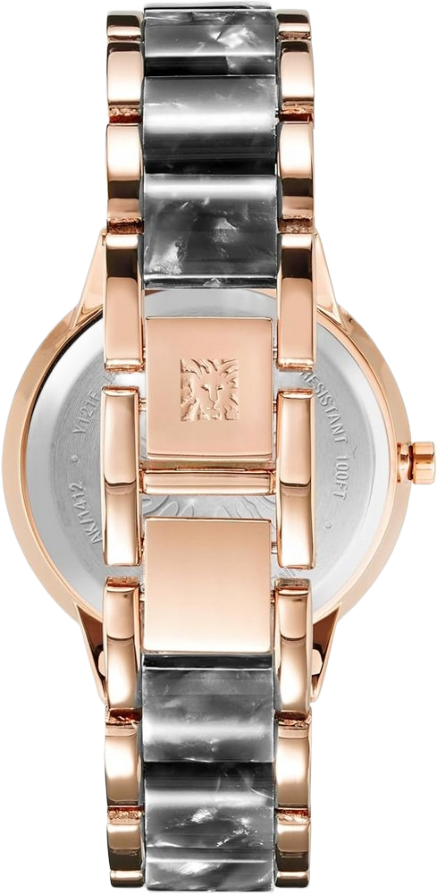 Anne Klein AK/1412GYRG Women's Resin Bracelet Watch